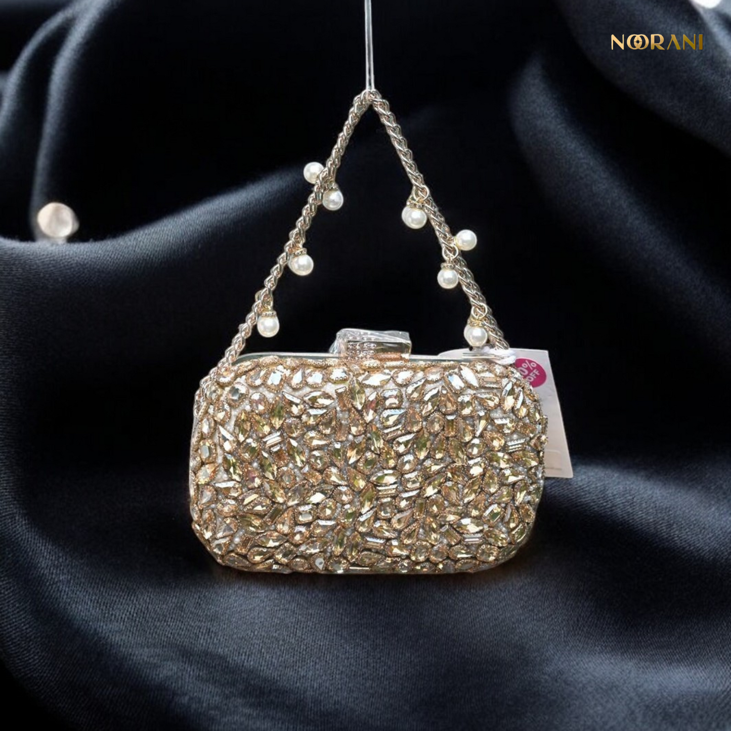 Gilded Charm Mini Clutch