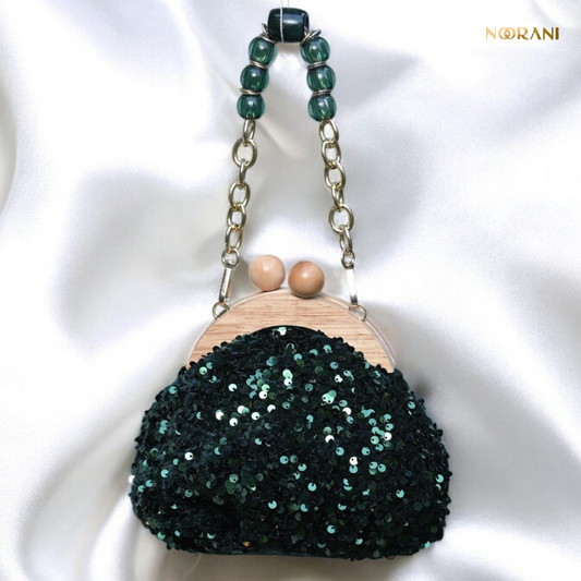 Emerald Dazzle Clutch