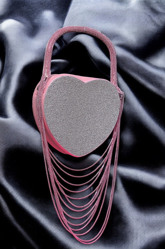 Blush Pink Heart Purse